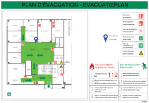 Plan d'évacuation